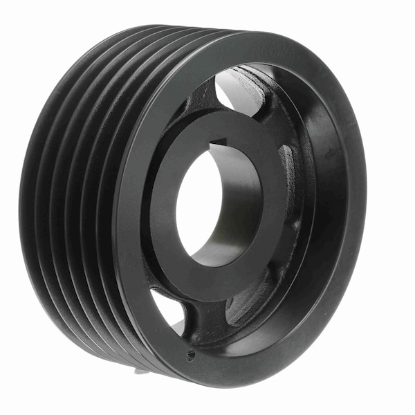 6 Groove Cast Iron Bushed Bore Multiple Sheave, 6B5V110